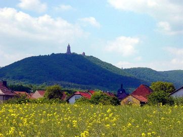 View of Kyffhäuser mountain.