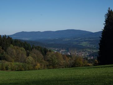 View of the Hoher Bogen range.