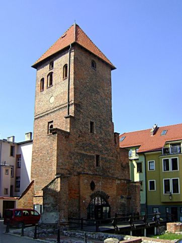 Tower of Katarzyny Church in Bytów.