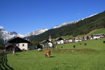 View of Sankt Jakob in Pfitsch.