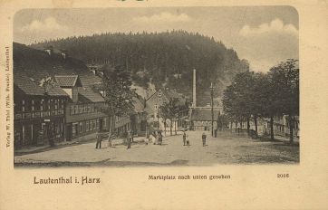 Old postcard of Lautenthal.