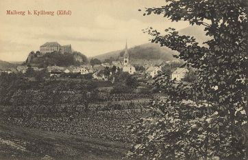 Old postcard of Malberg.