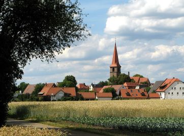 View of Poppenreuth near Fürth.
